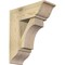 Ekena Millwork Westlake Traditional Rough Sawn Bracket w/ Offset Brace, Douglas Fir, 8"W x 20"D x 24"H BKT0806X20X24WTL01RDF - alternate 1